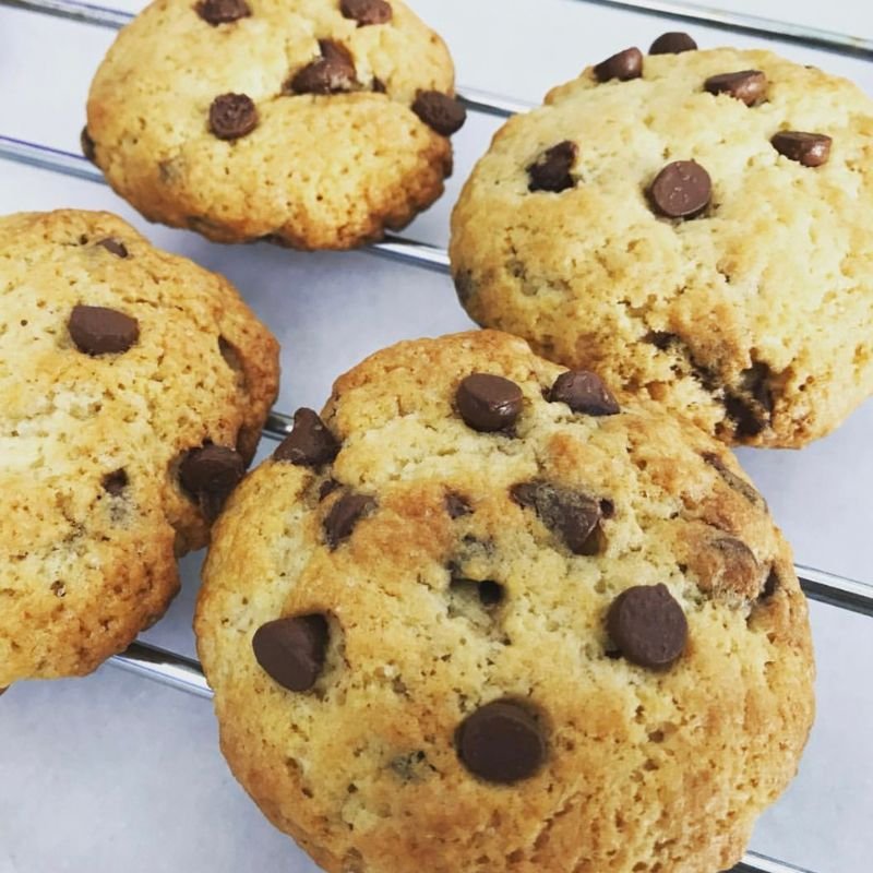 Galletas chips sin huevo